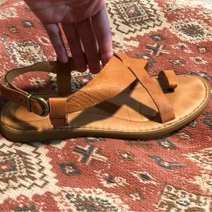 Leather Born brand sandals, size 8